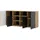 BIM Furniture Auris 180 x 82 x 42 cm Artisan Eiche / Schwarz Matt
