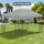 Outsunny Ersatzdach für Gartenpavillon 3 x 4 m Hellgrau