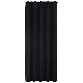 Gardinenbox Vorhang, »Boston Dark« HxB 175x140 cm Schwarz