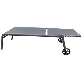 Doppler Venedig Sonnenliege 200 x 60 x 128 cm anthrazit