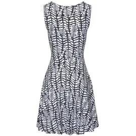 beachtime by lascana Strandkleid Blau/Weiß 34