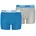 Boys Basic Boxer 2er-Pack Kinder Unterhose blau 122/128