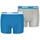 Boys Basic Boxer 2er-Pack Kinder Unterhose blau 122/128