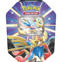 Pokémon TCG: Slashing Legends Tin - Zacian ex (1 Folien-Promo-Karte & 4 Booster-Packs)