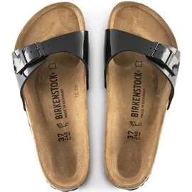 Birkenstock Madrid Birko-Flor Lack schmal schwarz lack 38