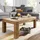FineBuy Couchtisch SuVa2396_1 Braun Akazie 110 x 60 x 40 cm