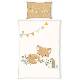 Herding babybest® Kinderbettwäsche Waldfreunde Bettwäsche MADE IN GREEN 40x60 cm