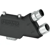 Phoenix Contact 2902320 Sensor-/Aktor-Datensteckverbinder M12 Adapter, gewinkelt Polzahl Sensoren: 9, 5 1 St.