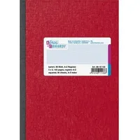 KÖNIG & EBHARDT Kladde 8618132 DIN A6 kariert 96Blatt rot