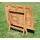 ALEOS. ECHT TEAK Klapptisch 140 x 80 x 77 cm Braun