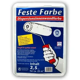 Wilckens Feste Farbe Wandfarbe weiß matt 2,5 l