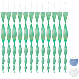 Relaxdays Vogelabwehr Spirale 40 cm grün
