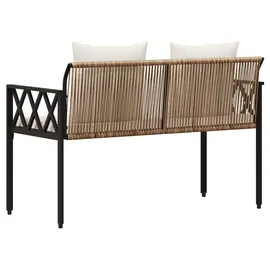 vidaXL 2-Seater 116 x 56 x 75 cm Braun