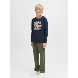 JACK & JONES JUNIOR Jjelogo TEE LS O-NEC 2 COL AW25 NOOS Jnr - 128