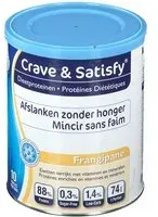 Crave & Satisfy Protéines Diététiques Frangipane Poudre 200 g