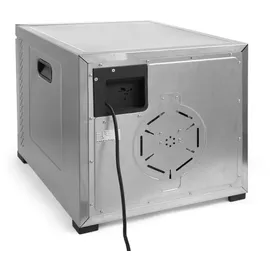 HENDI Dörrautomat, mit 10 Gittern, optimal zum Dörren von Obst, Gemüse und Fleisch, Digitales Bedienfeld, Timer, Temperatur einstellbar von 35°C bis 75°C, 230V/1000W, 430x535x(H)416mm, Edelstahl