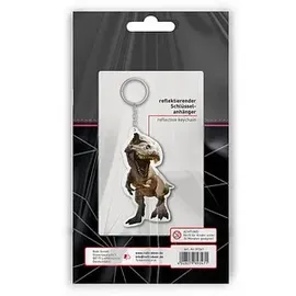 ROTH Reflektor-Anhänger Tyrannosaurus braun