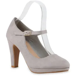Damen Mary Janes in Schwarz
