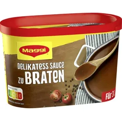 Maggi Delikatess Sauce zu Braten ergibt 3L