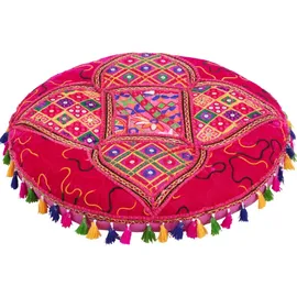 Marrakesch Orient & Mediterran Interior Bahri Rundkissen Ø 55 cm Pink