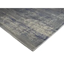 Musterring Teppich MUSTERRING "WAVE KONTURA", grau (grau, blau), B:200cm H:9mm L:300cm, Polypropylen, Teppiche, Teppich, exlcusive MUSTERRING DELUXE COLLECTION kuscheliges Microfaser Garn