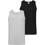 FRUIT OF THE LOOM Tanktop schwarz 3XL