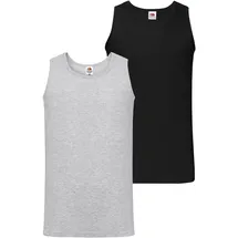FRUIT OF THE LOOM Tanktop schwarz 3XL