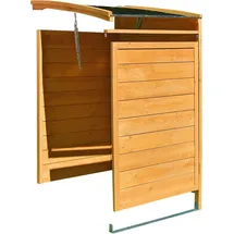 MuCoLa Mülltonnenbox 146 x 124 cm braun