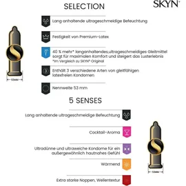 SKYN Selection+ 30+5free“, latexfrei, transparent