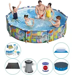 Bestway Steel Pro 305x66 cm Tiere Rund -Swimming Pool Deal EINHEITSGRÖSSE