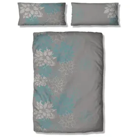 OTTO home Susan Blumen Blau 155 x 220 cm + 80 x 80 cm