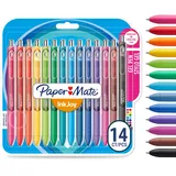 Paper Mate Gelstifte mittlere Spitze (0,7mm) sortierte Farben 14 Stück