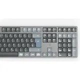 Hama WK-800 Tastatur kabellos mechanisch, LED, Schw., QWERTZ Schwarz,