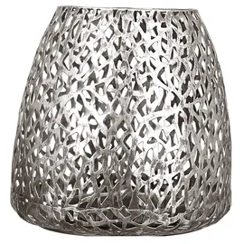GILDE HANDWERK Macrander GmbH & Co. KG Windlicht Purley Metall Silber