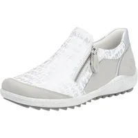 REMONTE Damen R1428 Sneaker, Vapor/Weiss/Silver / 80, 41 EU