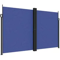 vidaXL Seitenmarkise 200 x 600 cm Blau Polyester