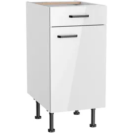 kochstation Unterschrank KOCHSTATION KS-Paula 40 x 58,4 x 87 cm Weiß