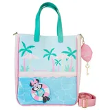 Loungefly Minnie Vacation Style Tragetasche/Handtasche Polyester Blue/Pink