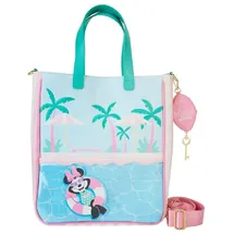 Loungefly Minnie Vacation Style Tragetasche/Handtasche Polyester Blue/Pink