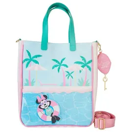 Loungefly Minnie Vacation Style Tragetasche/Handtasche Polyester Blue/Pink