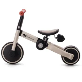 Kinderkraft 4TRIKE Dreirad 3 in 1, Leicht Rutscher, Laufrad, Zusammenklappbar, ergonomische Sattel, ab 12 Monat bis 5 Jahre, Grau, 69