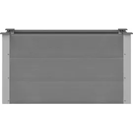vidaXL Garten-Hochbeet WPC 100 x 50 x 54 cm Grau