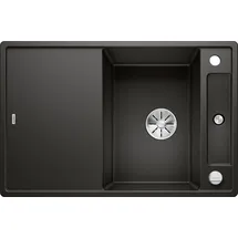 Blanco Axia III 45 S rechts Einbau Granit schwarz Handbetätigung 780 x 510 mm