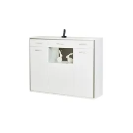 U N O Sports Highboard Setto ¦ weiß ¦ Maße (cm): B: 154 H: 121 T: 45.0