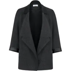Just Like You  Blazer Lederjacke mit Details  in Grau, DE 36