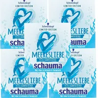 5 x Schauma Festes Shampoo  MEERESLIEBE Feuchtigkeit Limited Edition