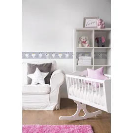 A.S. Création Meow Cats Bordüre 16 cm 155 m grau 403742