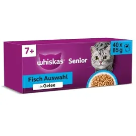 Whiskas Fisch Auswahl in Gelee 40 x 85 g