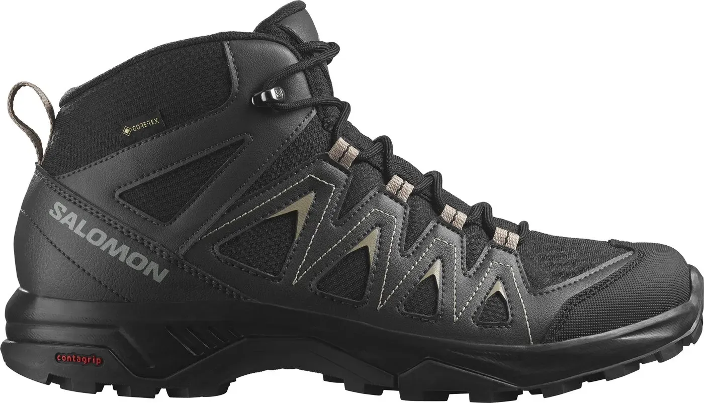 SALOMON SHOES X BRAZE MID GTX Black/Phantm/Vinkh 000, 000, 40
