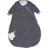 Sterntaler Baby Unisex Schlafsack, Reißverschluss, 70 cm, für Babys und Kleinkinder, 577 EISENGRAU, 70